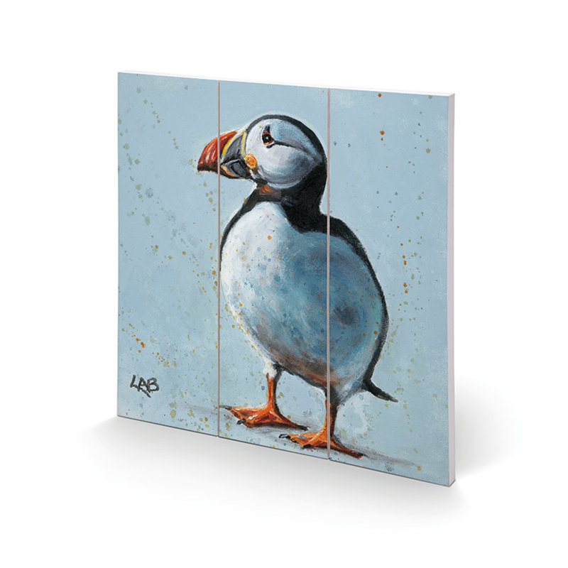 Sea Parrot by Louise Brown - No Frame Painting on Wood