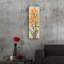 «Tall Tangerine Flowers 2» par Silvia Vassileva, art mural en verre acrylique-635912379