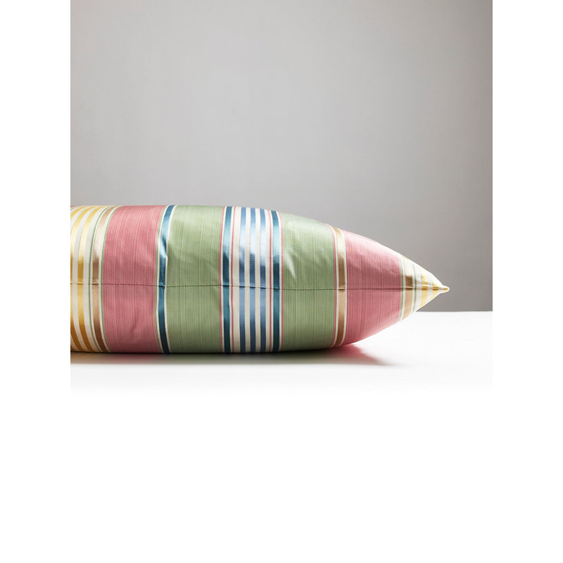 Charlotte Silk Square Pillow Cover & Insert, Perennial