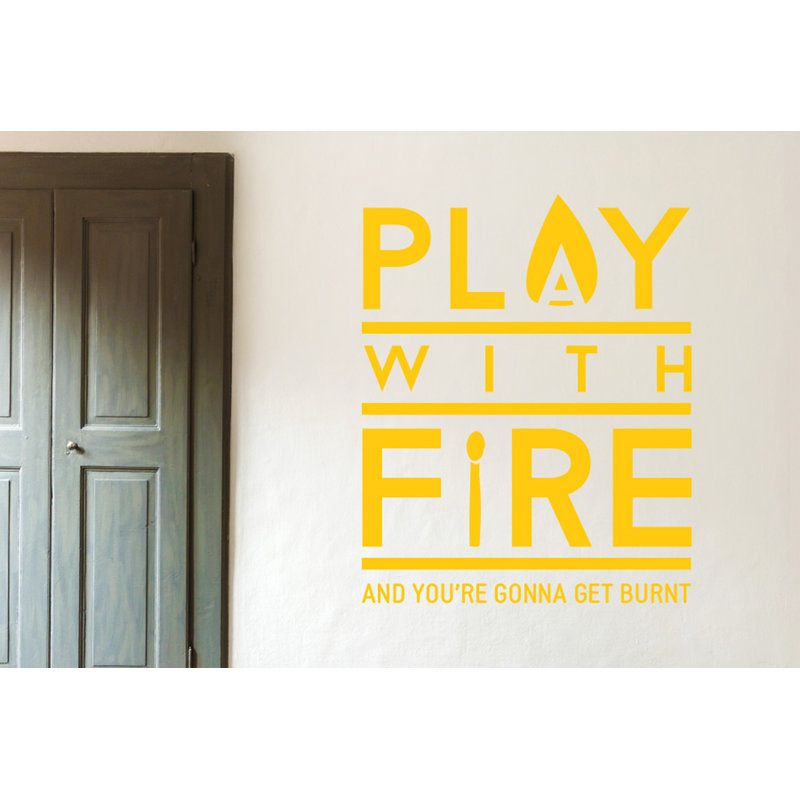 Wall Decal, Medium, Dark Yellow