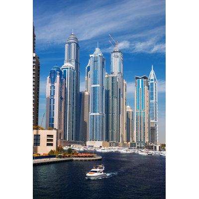" Dubai Marina With Skyscrapers "