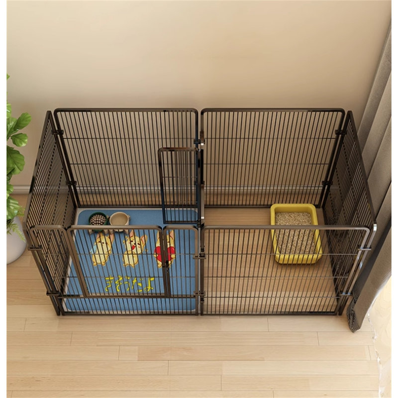 Panel Metal Exercise Pen, 27.55" H x 47.24" W x 23.62" D