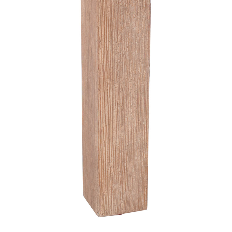 Rankin Elevated Planter, 23.4" H x 23.4" W x 29.5" D, Natural/Black