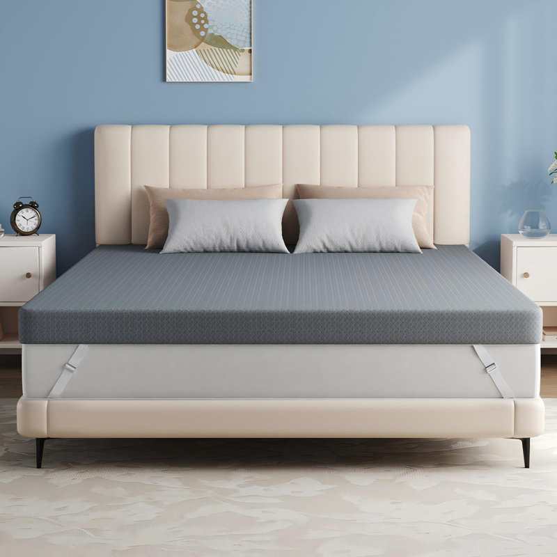 Surmatelas en mousse viscoélastique 3 ", Très grand simple