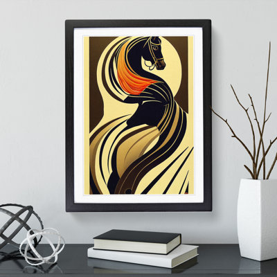 Horse No.3 1 Piece Single Picture Frame Wall Art