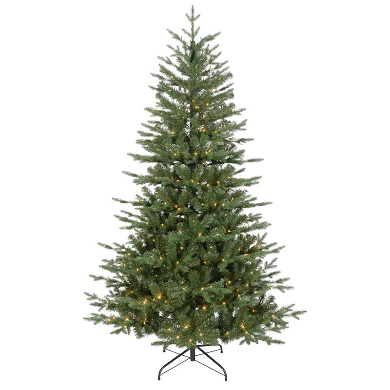 Lighted Artificial Christmas Tree, 5.97ft H