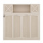 Lit escamotable double pleine grandeur - armoires de rangement incluses, essentiel pour économiser de l'espace-685915115-685915114