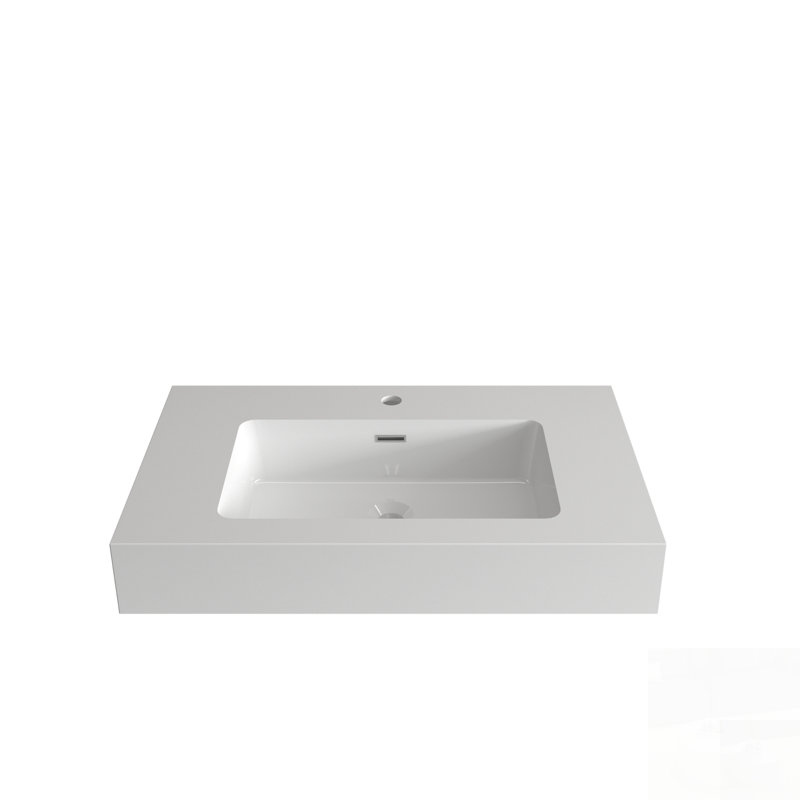 29.9'' Solid Surface Bathroom Vanity Top