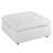 Commix Down Filled Overstuffed Ottoman In Black-1581471269