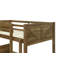 Lit superposé simple en bois massif avec tête de lit à panneau Appolon-626043805