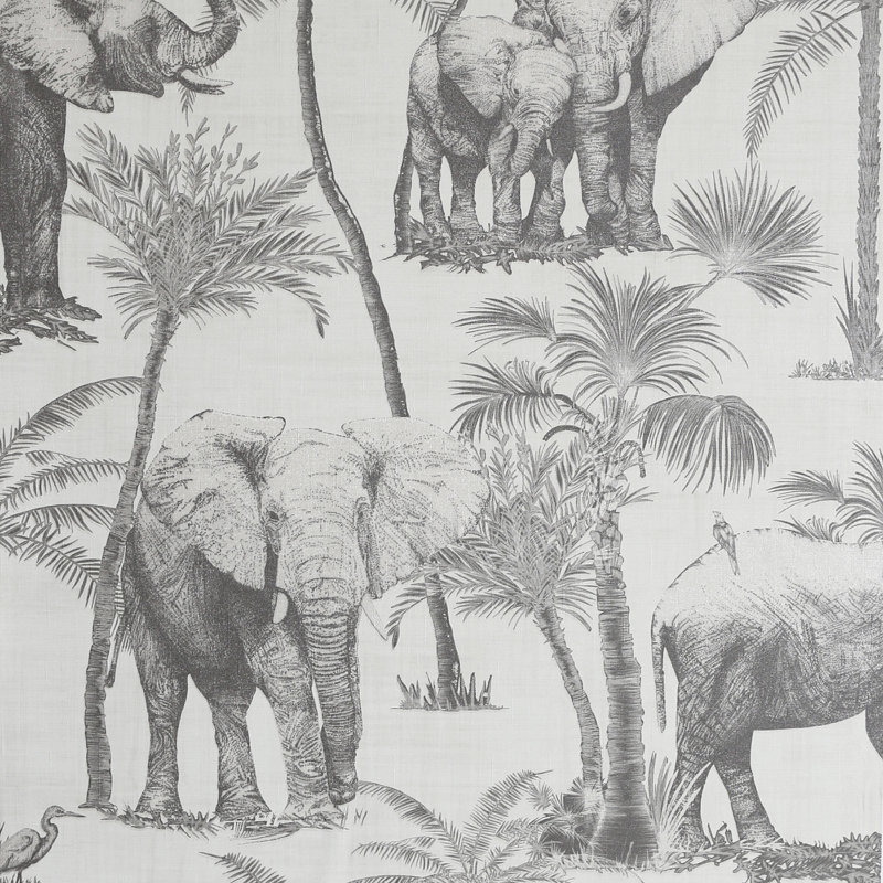 Papier peint Adelia Neutral Elephant Grove