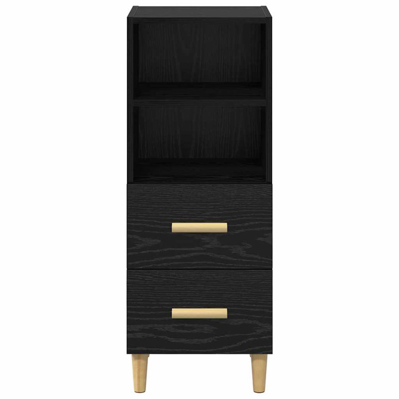 34.5cm Sideboard, Black Oak