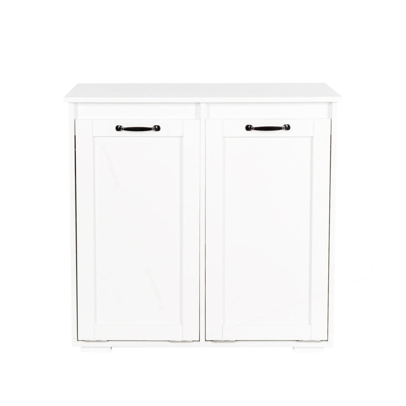 Laundry Cabinet ,With 2 Removable Liner Bags