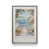 Cadre flottant en chrome poli
