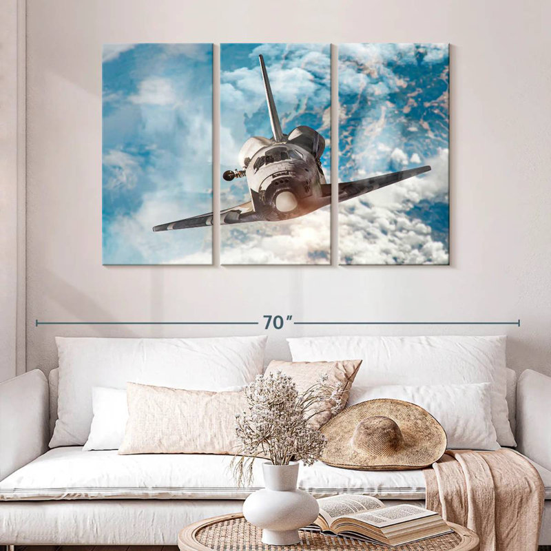 Oberle Spacecraft Ascent, 32" H x 50" W