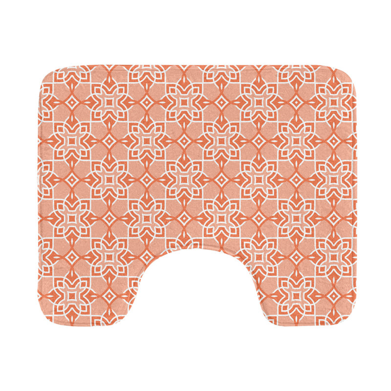 Tapis de salle de bain oriental en forme de U 20 po Sienna