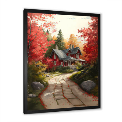 «Emerie Fall Foliage To The Cottage II», reproduction