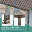Pergola en aluminium avec auvent à persiennes-98944515-98944514