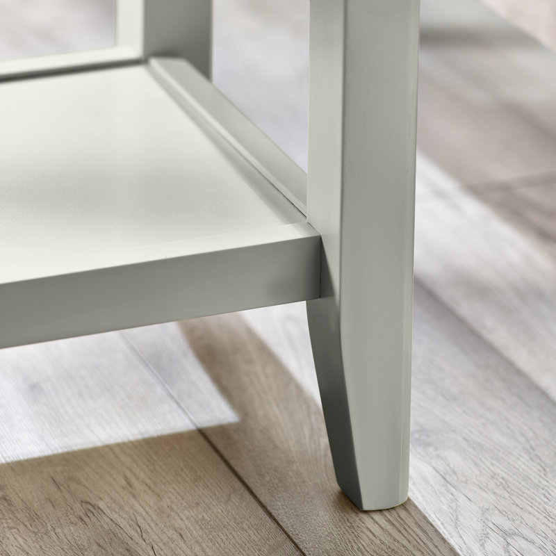Eden Side Table Oak Cream, Whitewash