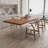Walnut Rectangular Solid Wood desk-109692234