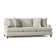 Mila 92" Recessed Arm Sofa with Reversible Cushions