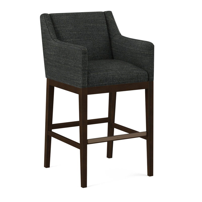 Upholstered Stool, 90318-71, Nutmeg