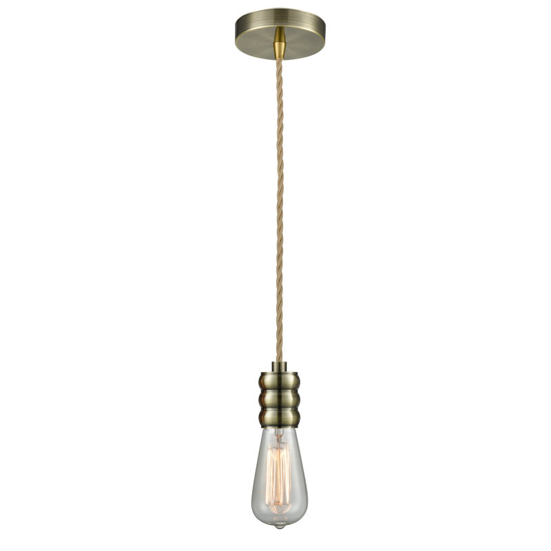 Almaree 1 - Light Single Pendant, Antique Brass