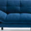 Canapé-lit pliant convertible bleu marine