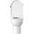 1.28 GPF (Water Efficient) Elongated Two-Piece Toilet (Seat Not Included)-50923496