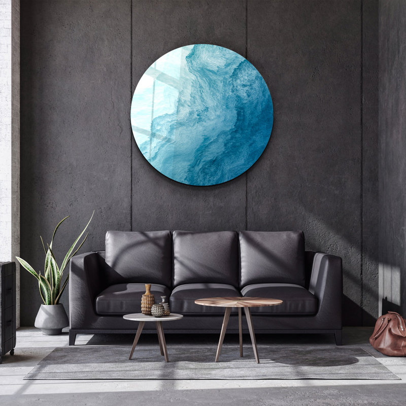 Stunning Tempered Glass Painting, 31.5 x 31.5 inches | 100% Tempered Glass, Thickness: 0.16 inches | UV Printed Artwork for Home Décor, Perfect for Living Room or Office Wall, Elegant Design & Easy to Hang