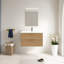 Meuble-lavabo flottant avec lavabo simple blanc Maxbano-1452297710-1452297696