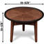 Table basse ronde 20 po chêne