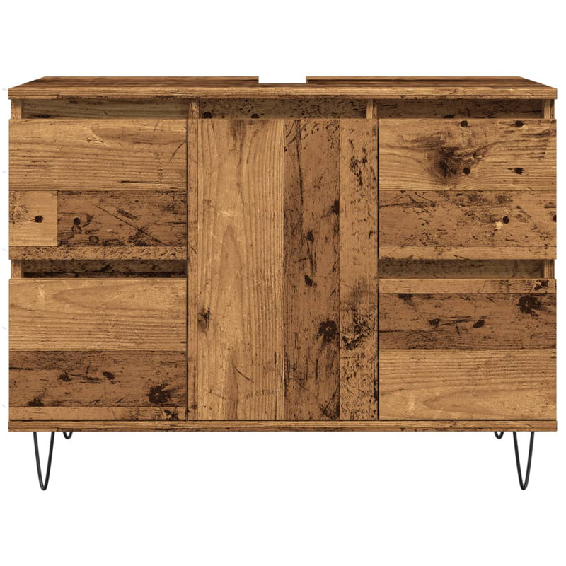 Braulio Bathroom Cabinet, Reclaimed Wood
