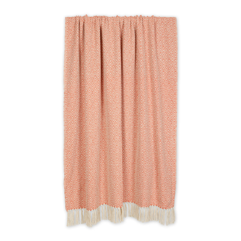  Jeté double en coton, Orange foncé