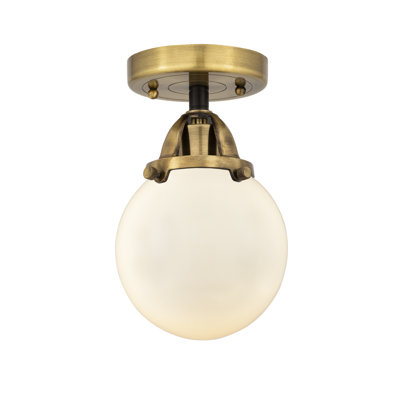 Glass Semi Flush Mount
