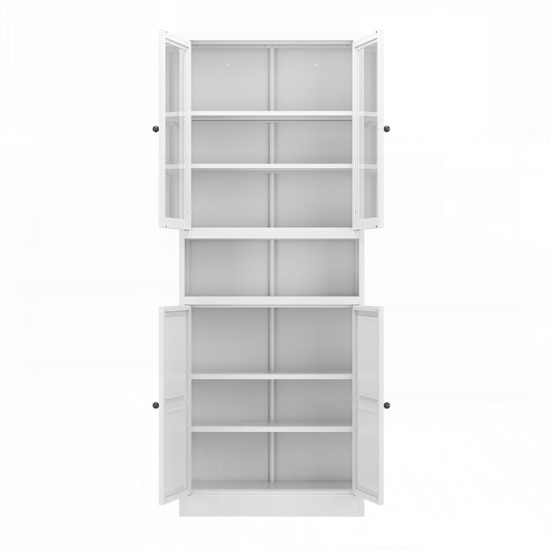 Armoire de rangement robuste en acier avec tablettes réglables et conception élégante pour les petits espaces