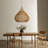 Rattan Pendant Light  Wicker Chandelier for Dining Room Kitchen Island-2059497013