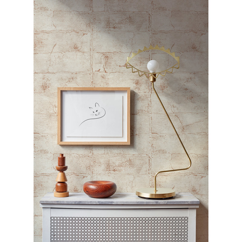 Rouleau de papier peint L 33 pi x l 20,9 po, Brun