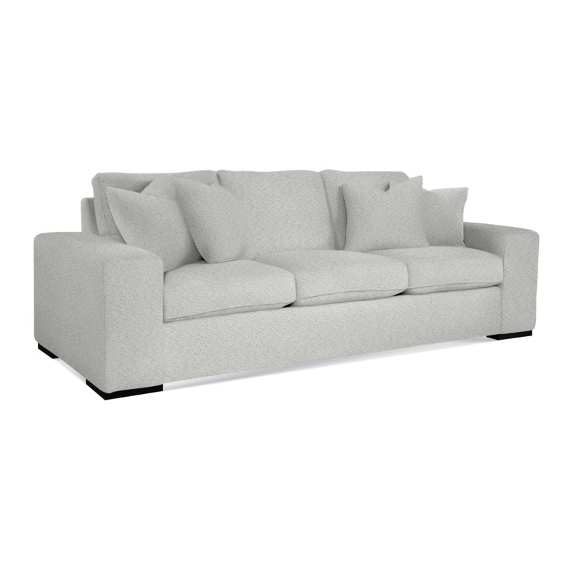 Memphis Sofa, Black , Basic Blue 100% Polyester