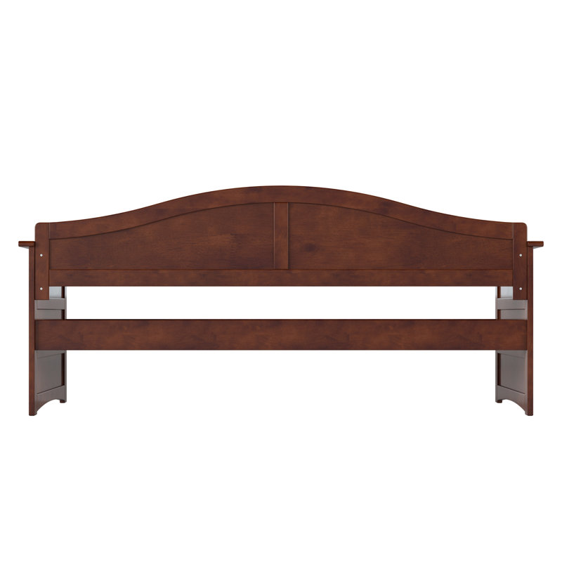 Amalya Modern Solid Wood Twin Daybed, Walnut