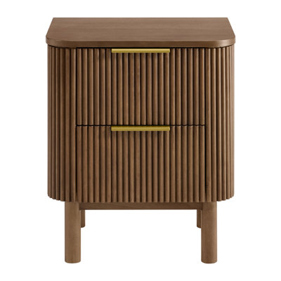 Nova Reeded 2-Drawer Nightstand by Joss & Main