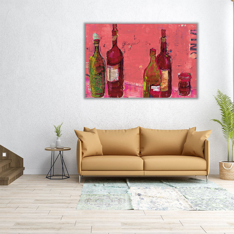 Vino Coral - Canvas Print Wall Art, 20" H x 30" W