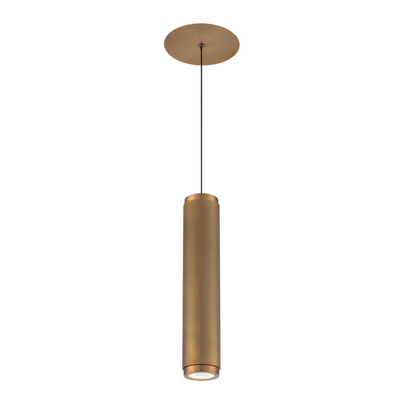 Burning Man 1 - Light LED Pendant, Brass