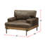Fauteuil en cuir pleine fleur et demi de 40,55 po Pakswith