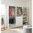 Prosper White Freestanding Walk In Wood Closet System