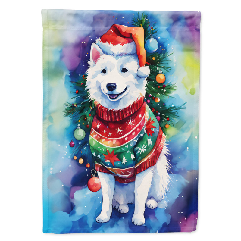 Double Sided Polyester Christmas, 40'' H x 28'' W