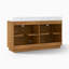 Ensemble de meuble-lavabo à double cuve cannelé 63 po avec comptoir en marbre Hernest-657601539