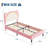 Upholstered Twin&Extra-long Twin Daybed Frame for KidsWith Led Lights & Storage Drawer, Twin Platform Bed with Carton Ears Shaped Headboard, Wood-1842918100