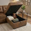 Canapé-lit modulaire en U 115 po Chesterfield