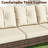 3-person Patio Rattan Sofa With Wide Armrests-1801072871